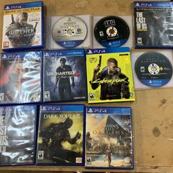 PS4 & PS5 Game Lot – Elden Ring, Spider-Man, Last of Us + More 