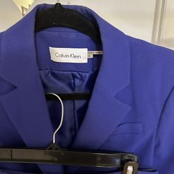 Calvin Klein Jacket and Skirt navy blue Color Size 4