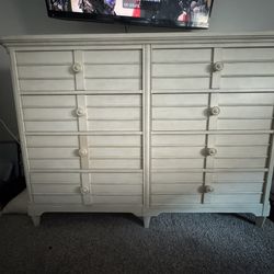 White Stanley Furniture Dresser 