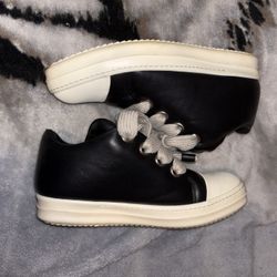 Rick Owens Jumbo Lace Padded Low Ramone