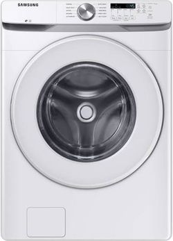 SAMSUNG WASHER WF45T6000AW 4.5 cu self cleaning front loader white