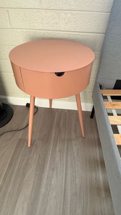 West Elm MCM Style Pink Nighstand - OBO