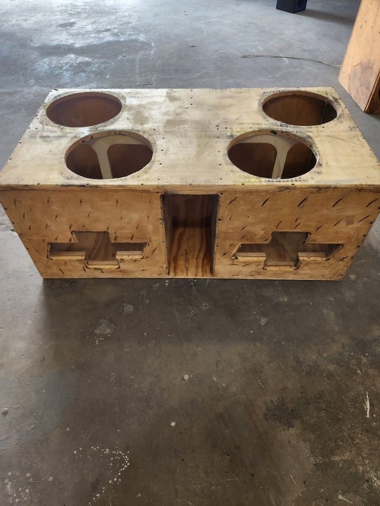 4 12's Custom Ported Chevy Box