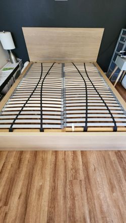 Queen IKEA MALM bed frame