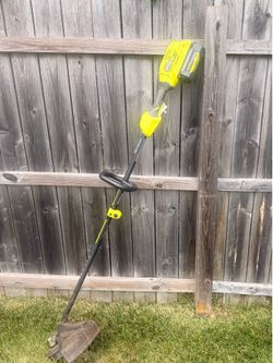 Ryobi electric weed backer