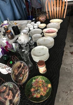Antique dishes