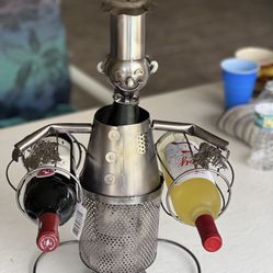 Unique Wine Bottle Holder Cooking Chef