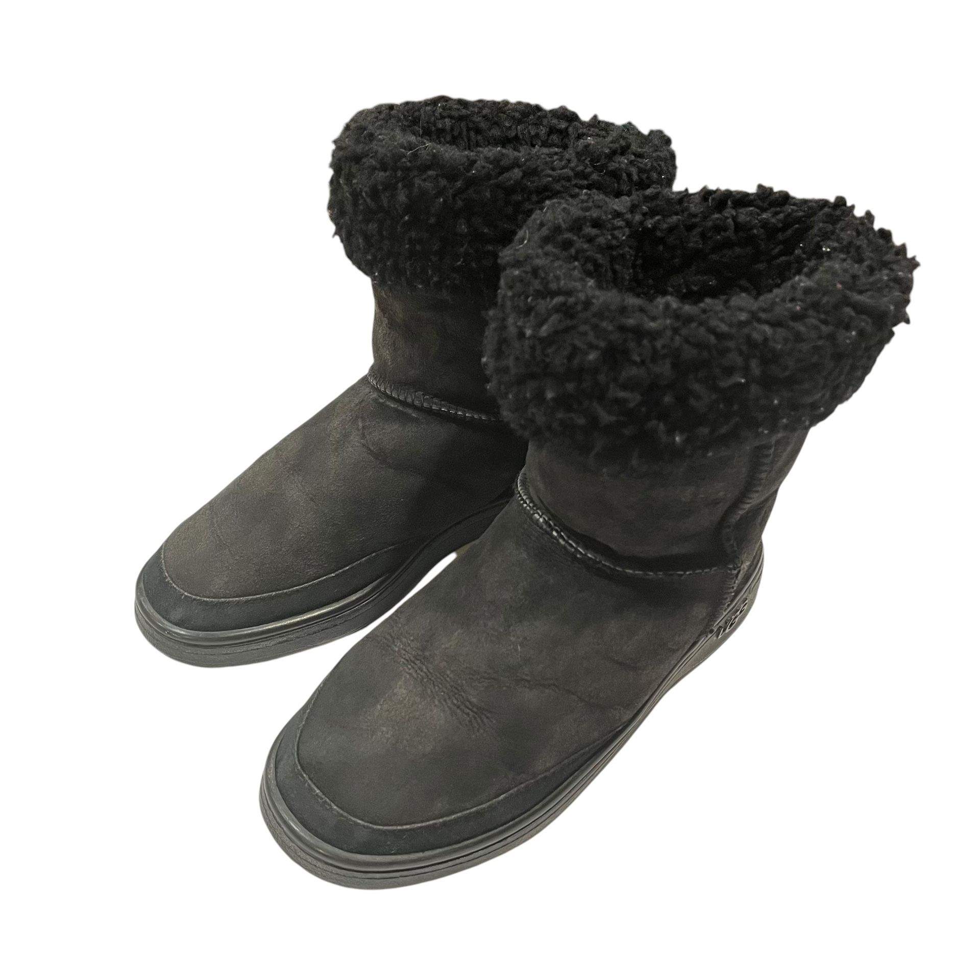 ❣️SALE❣️ Original UGG Australia Leather Fur Boots Winter Warm Comfort Shoes Women Size 7