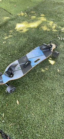 Electric skateboard with a remote and charger