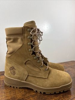 McRae USMC Combat Boots Men’s 10 W Hot Weather Vibram Sole Military Issued EGA