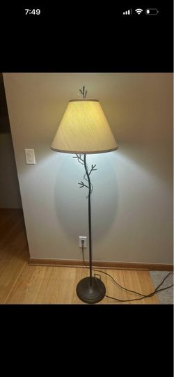 Tree Branch Floor Lamp with Shade
