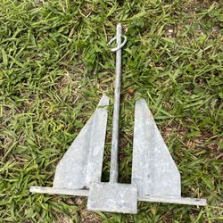 Boat, Anchor Galvanized, Boat, Anchor, Fishing Boat Anchor