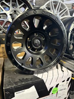 Brand New Set Of Fuel Vector 17x8.5 -6 Offset Wheels (6x139.7)