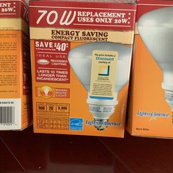 70 W Replacement Compact Fluorescent Light Bulbs