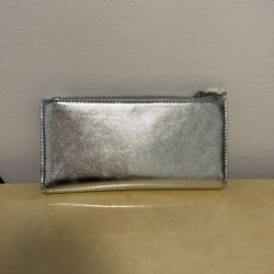 Urban Outfitters Silver Wallet Clutch 