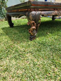 Ancient Oriental Artifact Coffee Table 