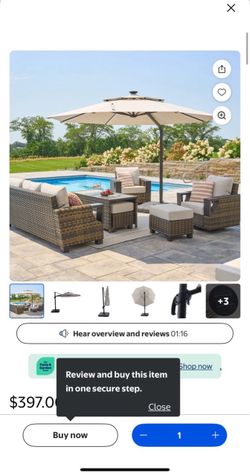 Patio Umbrella 12 x 11 New in box