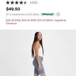 levis women classic bermuda shorts new