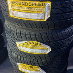 225/49/18 Instaladas Y Balanceadas Nuevas 59 Mil Millas De Garantía 