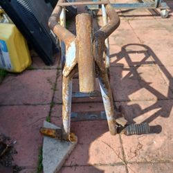 vintage taco mini bike frame with springs