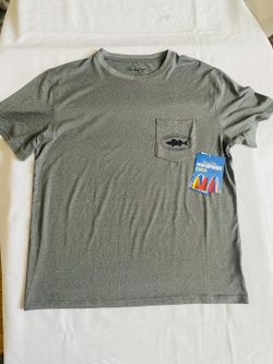 Panama Jack Outfitters Gray Performance T-Shirt Pocket M