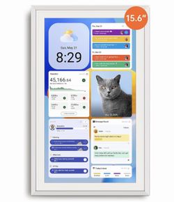 15.6” ApolSign Smart Digital Family Calendar Touchscreen Wall Planner – White