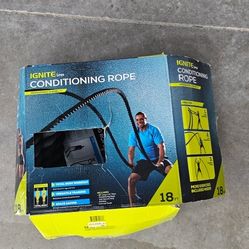Ignite By SPRI 18 Ft Conditioning Rope - Black