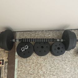 Adjustable Weights/Barbell