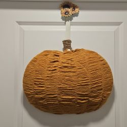 Fall Pumpkin Wreath