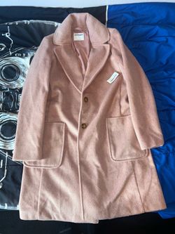 Long pink P coat from Old Navy size medium