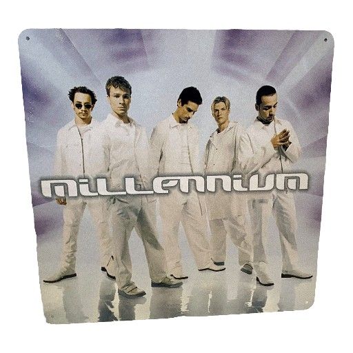 Backstreet Boys Millennium Album Cover Metal Print Tin Sign 12"x 12"