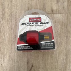 Edelbrock 17301 Micro Electronic Fuel Pump 12V 38 GPH 4-7 PSI Gasoline E85 New