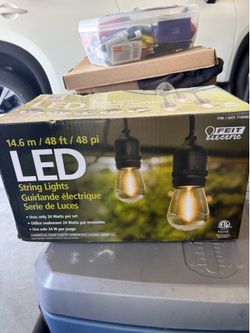 Box of sting lights