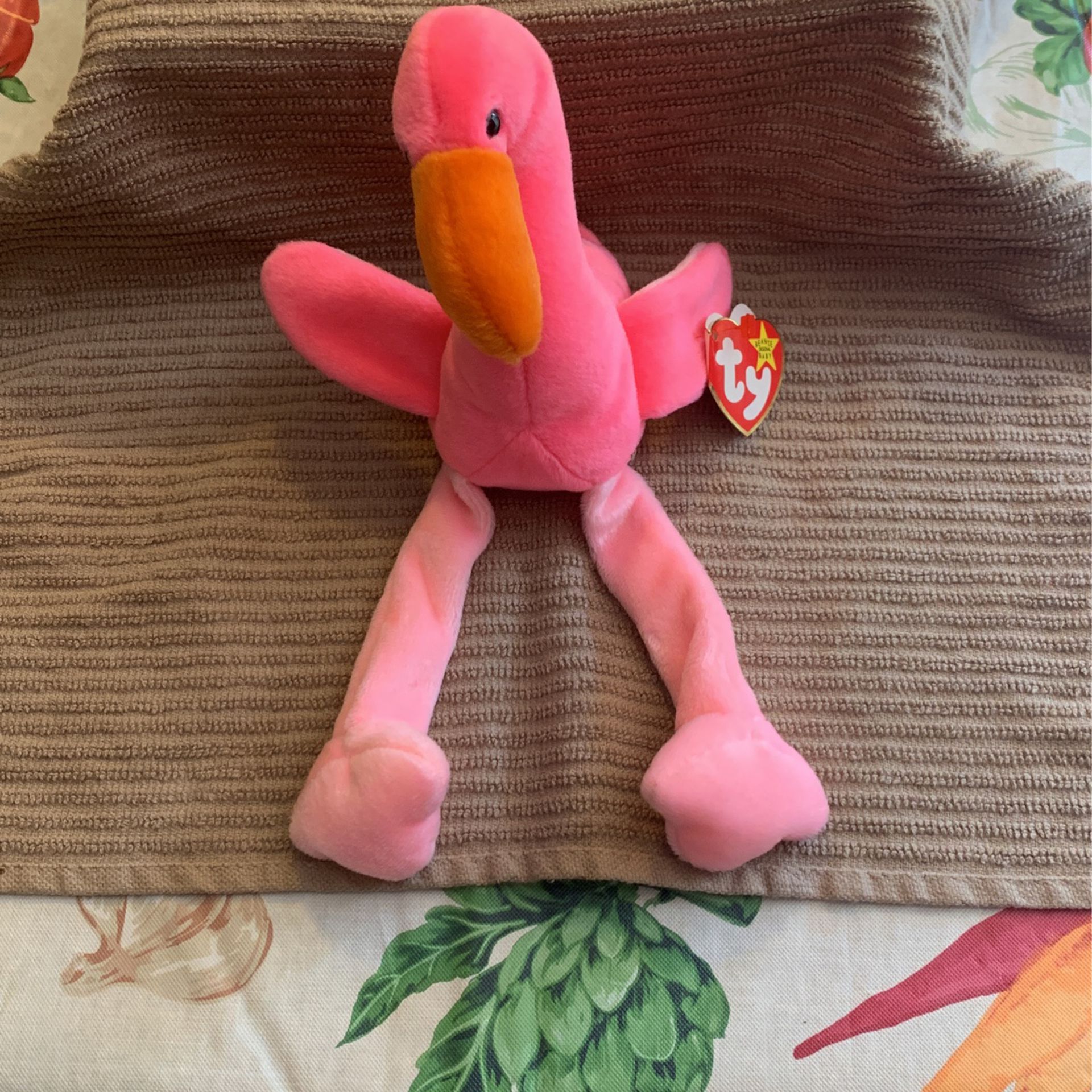 Ty Beanie Babies “Pinky” The Flamingo
