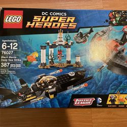 New!! LEGO DC COMICS SUPER HEROES Black Manta Deep Sea Strike 76027