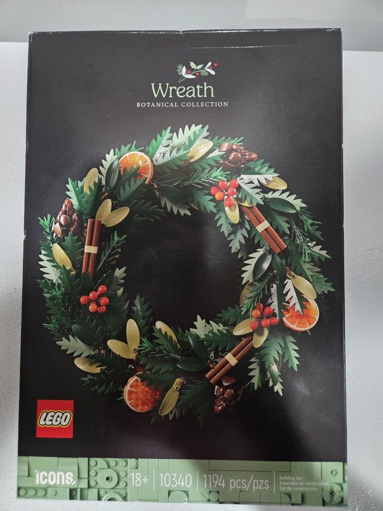 NEW LEGO ICONS BOTANICAL COLLECTION WREATH 10340