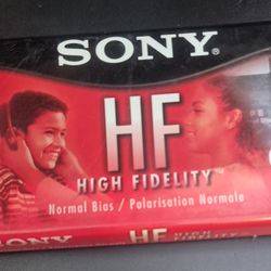 SONY HF HIGH FIDELITY Normal Bias 90 Min. AUDIO CASSETTE