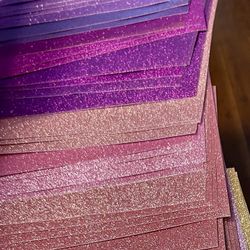 Cricket/crafting  Glitter Card Stock