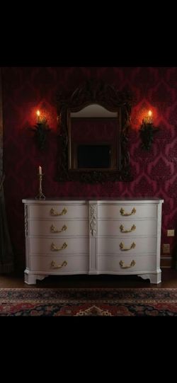 White dresser