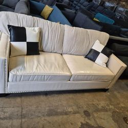 Brand New Withe Modern Loveseat