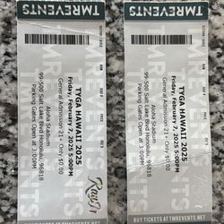 General Admission Concert Tickets