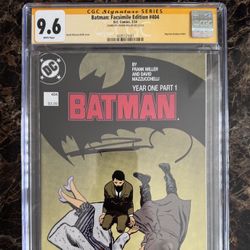 CGC Sig Series 9.6 Batman #404 Signed by Frank Miller