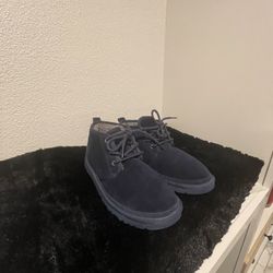 UGG  Men’s Navy Blue Suede Chukka Boots 