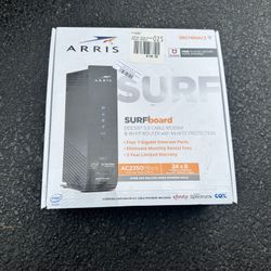 Arris Surfboard Modem & Router (Purchased At $199)