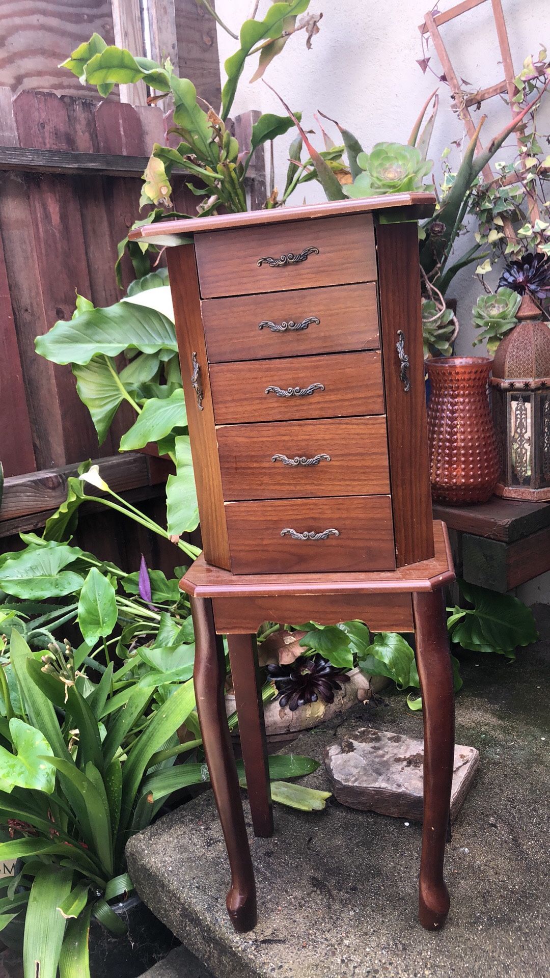 Vintage Jewelry Armoire