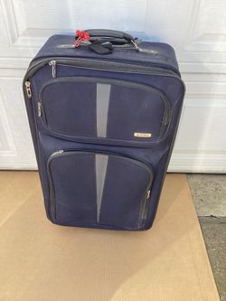Blue Travel Suitcase