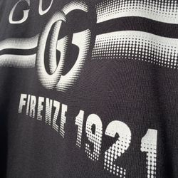 Gucci Firenze 1921 Black Graphic Sweatshirt
