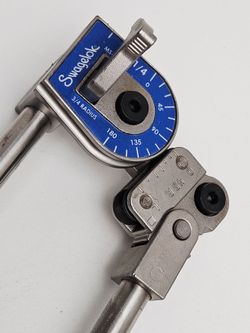 Swagelok MS-HTB-4 1/4" Tube OD 3/4" Bend Radius Hand Tube Bender
