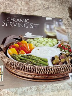 Ceramic serving dish