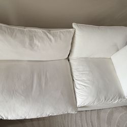 Large White Modular Sectional Couch Excellent